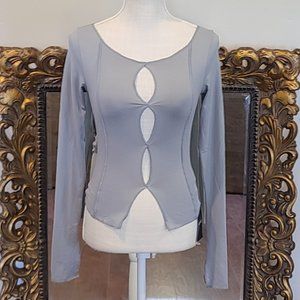 Solado Gray Stylish Top Ladies Size XS
